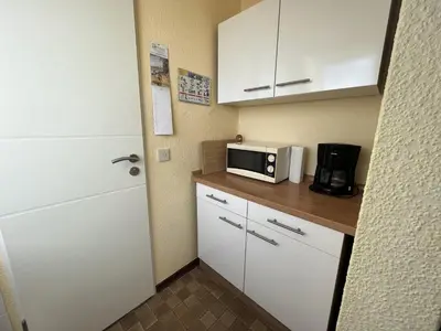 Küche/Küchenzeile in der Unterkunft STOE 14b Gästehaus Iden, App 2