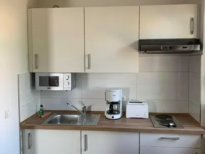 Küche/Küchenzeile in der Unterkunft STR123b 