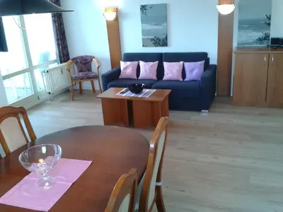 Ein Sitzbereich in der Unterkunft STR123b 