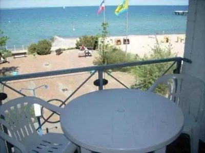 Ein allgemeiner Meerblick oder ein Meerblick von der Ferienwohnung aus
