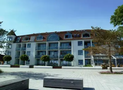 Das Gebäude in dem sich die Ferienwohnung befindet