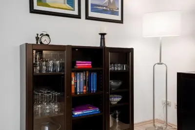 Die Bibliothek in der Ferienwohnung