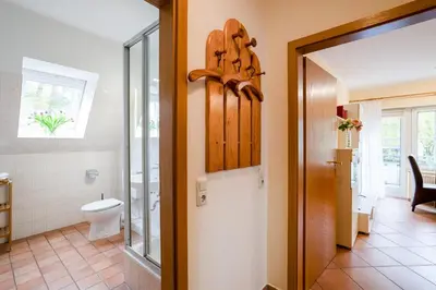 Ein Badezimmer in der Unterkunft STR47a Ferienwohnung Heitmann