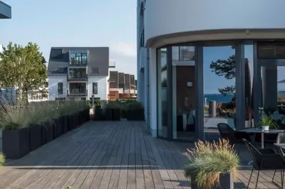Das Gebäude in dem sich die Ferienwohnung befindet
