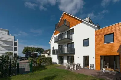 Das Gebäude in dem sich die Ferienwohnung befindet