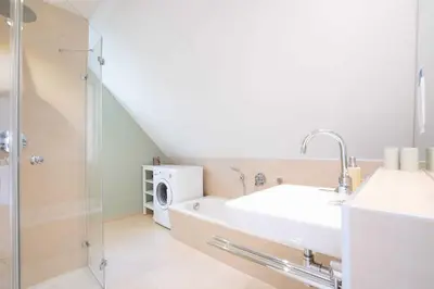 Ein Badezimmer in der Unterkunft STR92b Ferienwohnung Strandzeit F