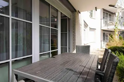 Ein Balkon oder eine Terrasse in der Unterkunft TRA2c 