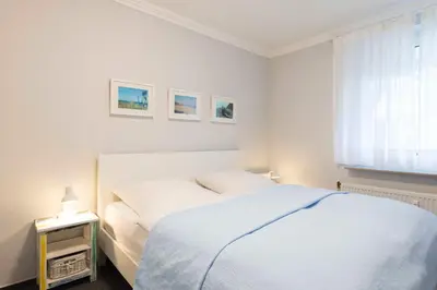 Ein Bett oder Betten in einem Zimmer der Unterkunft TRA4 Haus Hubertus F