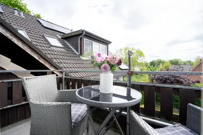 Ein Balkon oder eine Terrasse in der Unterkunft TRA7 