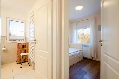 Ein Bett oder Betten in einem Zimmer der Unterkunft ULM14a 