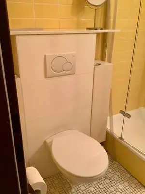 Ein Badezimmer in der Unterkunft Haus Falkenweg 5 Ruhe Oase
