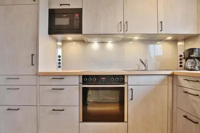 Küche/Küchenzeile in der Unterkunft Ferienhaus Bergstraße 60 Ferienhaus Bergstraße Appartement 9