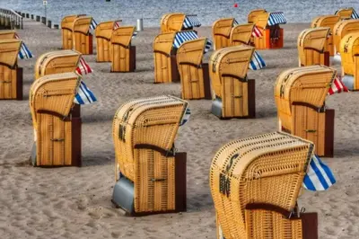 Ein Strand an oder in der Nähe der Ferienwohnung