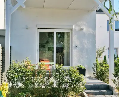 Ein Garten an der Unterkunft Objekt 38