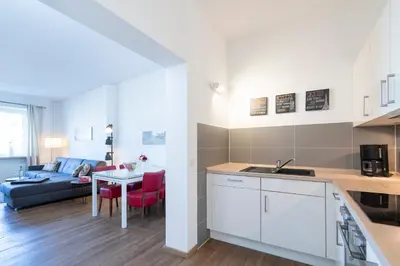 Küche/Küchenzeile in der Unterkunft Ferienwohnung Capolino