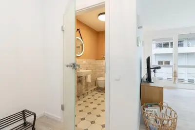 Ein Badezimmer in der Unterkunft Ferienwohnung Maria