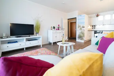 Küche/Küchenzeile in der Unterkunft Ferienwohnung Meeresstrand, App 206