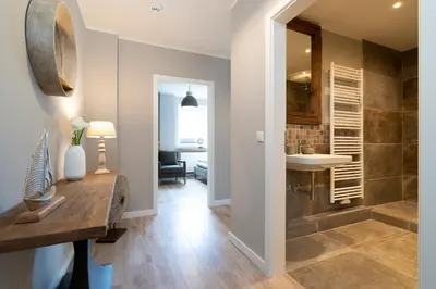 Ein Badezimmer in der Unterkunft Ferienwohnung Puro