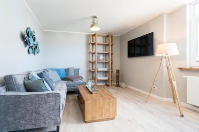 Ein Sitzbereich in der Unterkunft Ferienwohnung Puro
