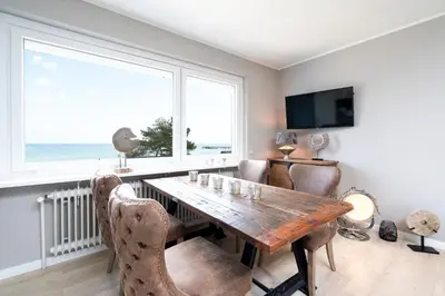 TV/Unterhaltungsangebot in der Unterkunft Ferienwohnung Puro Suite