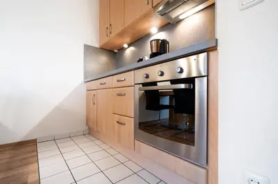 Küche/Küchenzeile in der Unterkunft Wohnpark am Mühlenteich - Appartement 31