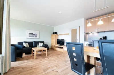 Küche/Küchenzeile in der Unterkunft Wohnpark am Mühlenteich - Appartement 32