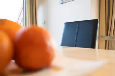 Ein Bett oder Betten in einem Zimmer der Unterkunft Wohnpark am Mühlenteich - Appartement 37