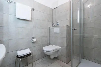 Ein Badezimmer in der Unterkunft Wohnpark am Mühlenteich - Appartement 28