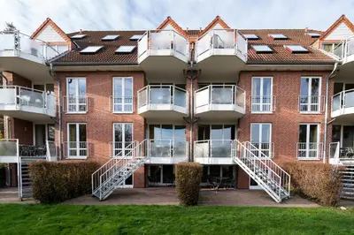 Das Gebäude in dem sich die Ferienwohnung befindet