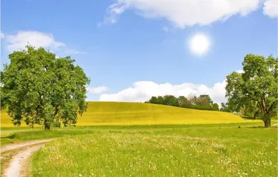 Naturlandschaft in der Nähe des Ferienhauses