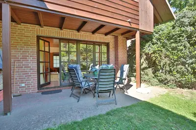 Ein Garten an der Unterkunft Ferienhaus Seeweg 17 Ferienhaus Seeweg 17
