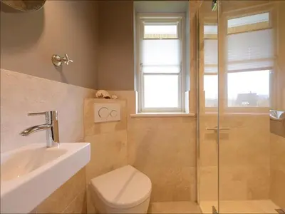 Ein Badezimmer in der Unterkunft Nantucket Blue
