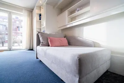 Ein Bett oder Betten in einem Zimmer der Unterkunft Gorch-Fock-Park App 3