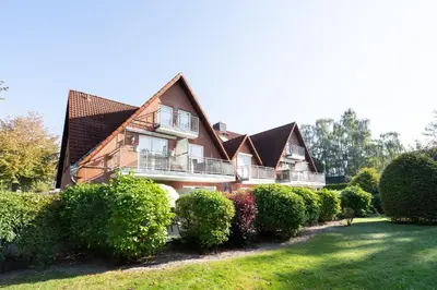Ein Garten an der Unterkunft Gorch-Fock-Park App 3