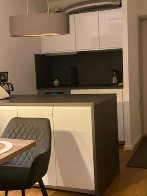 Küche/Küchenzeile in der Unterkunft Ostsee Ferienwohnung in Sierksdorf - Hansa Park