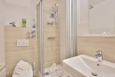 Ein Badezimmer in der Unterkunft Residenz Ostseestrand Appartement 22
