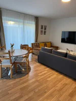 TV/Unterhaltungsangebot in der Unterkunft Hansehaus Lübeck - Gartensuite