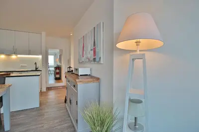Küche/Küchenzeile in der Unterkunft Haus Nautica Nautica Appartement 32
