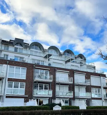Das Gebäude in dem sich die Ferienwohnung befindet