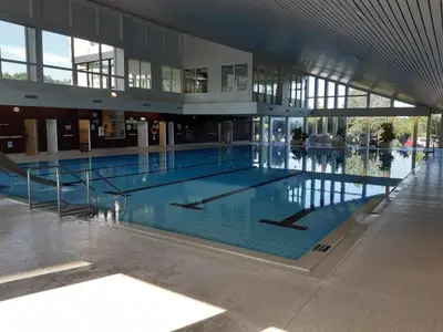 Der Swimmingpool an oder in der Nähe von Wolkenloft mit Meerblick und Schwimmbad - Haustiere willkommen