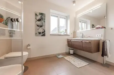 Ein Badezimmer in der Unterkunft Villa am Rethwarder