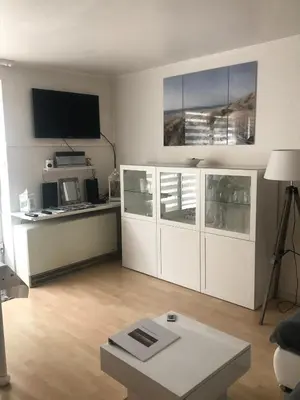 Küche/Küchenzeile in der Unterkunft Ferienwohnung- nur 60 Meter vom Strand