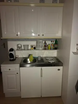 Küche/Küchenzeile in der Unterkunft Ferienwohnung- nur 60 Meter vom Strand