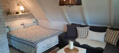 Ein Bett oder Betten in einem Zimmer der Unterkunft Cosy Home