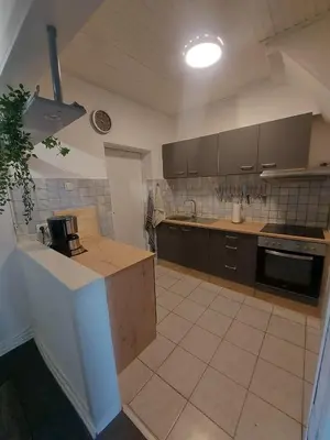 Küche/Küchenzeile in der Unterkunft Ferienhaus Cissy