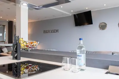 TV/Unterhaltungsangebot in der Unterkunft Ferienwohnung Pier View