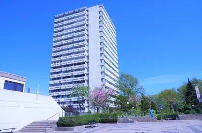 Das Gebäude in dem sich die Ferienwohnung befindet