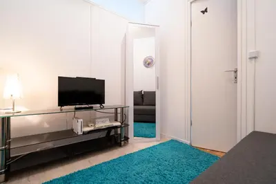 TV/Unterhaltungsangebot in der Unterkunft Panoramic App A02-9 Schick-Lounge