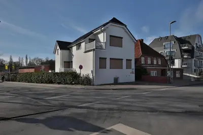Das Gebäude in dem sich die Ferienwohnung befindet
