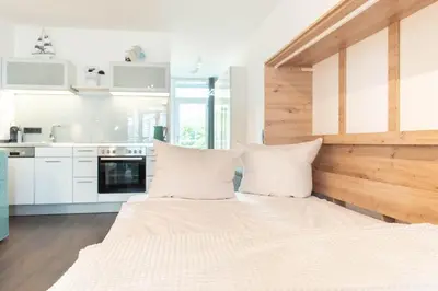Küche/Küchenzeile in der Unterkunft Ferienwohnung 54 Grad Nord App 8